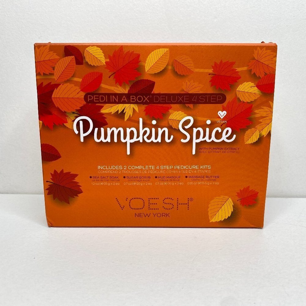 Voesh Pumpkin Spice Pedicure in a Box